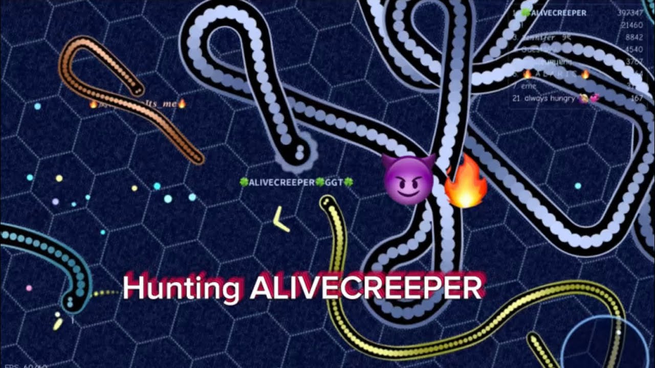 One big kill. Then 292k - pure survival mode 🙀🐍😅 - Gulper.io