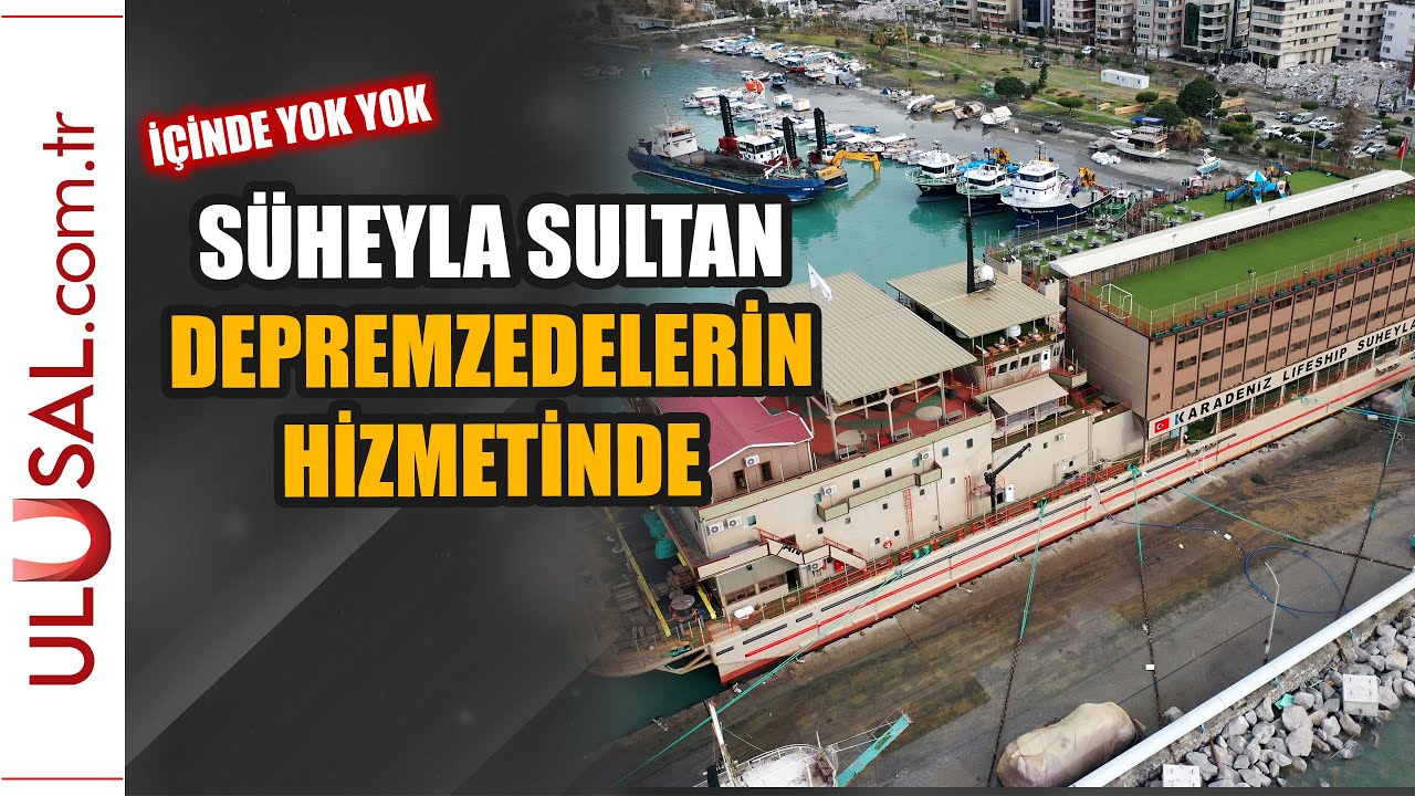 Süheyla Sultan depremzedelerin hizmetinde