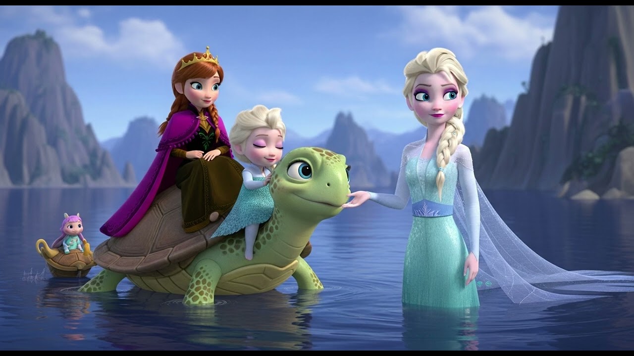 Frozen Turtle Voyage — Elsa and Her Daughter’s Sleepy Adventure
