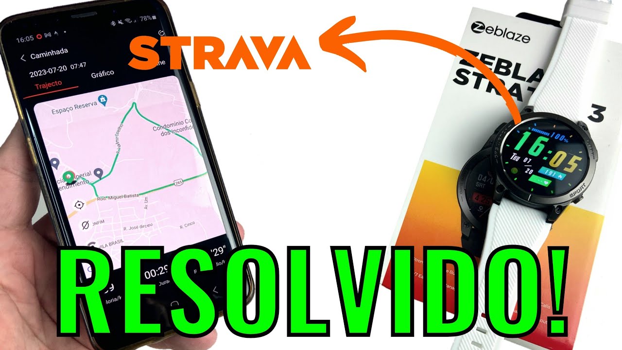 COMO ATUALIZAR O SISTEMA DO ZEBLAZE STRATOS 3 CONSEGUIR VER O MAPA E SINCRONIZAR ATIVIDADE NO STRAVA