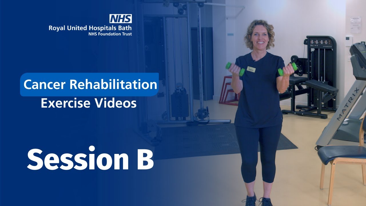 Moving on Up Session B - Cancer rehabilitation exercise videos