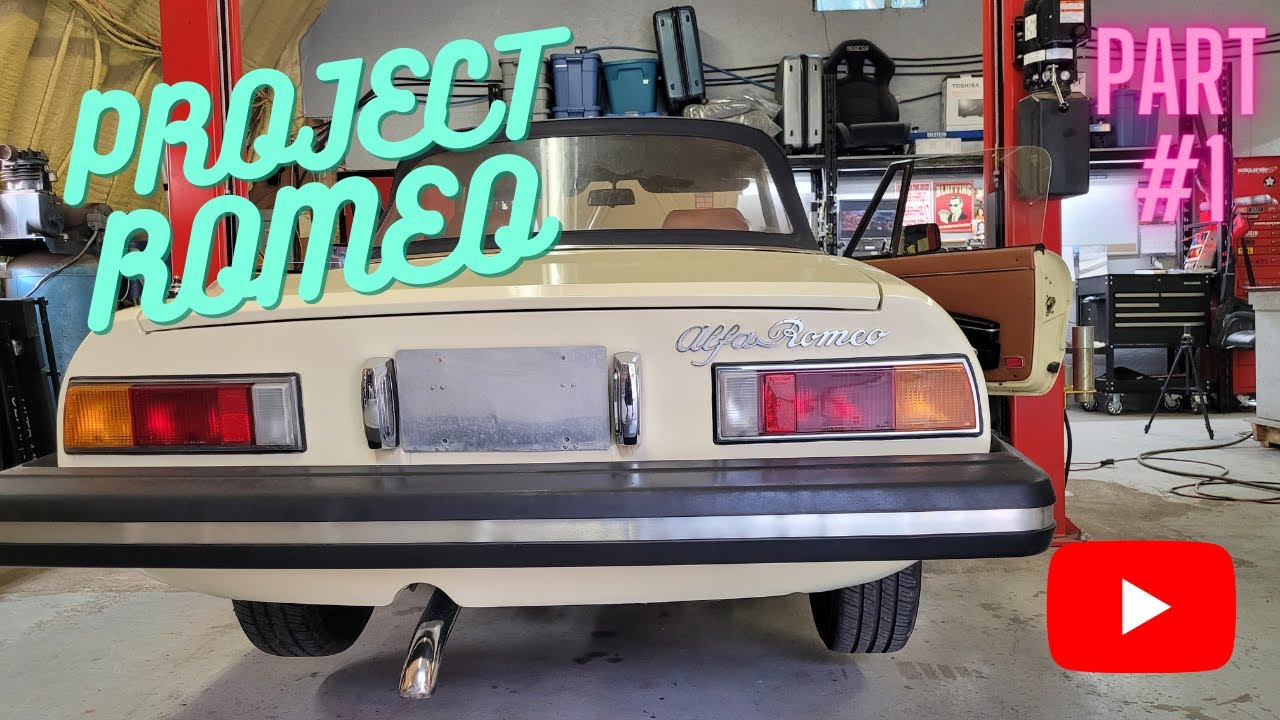 Часть №1 Знакомство с Alfa Romeo Spider 1981 года — катастрофа из-за протекающего главного цилиндра.