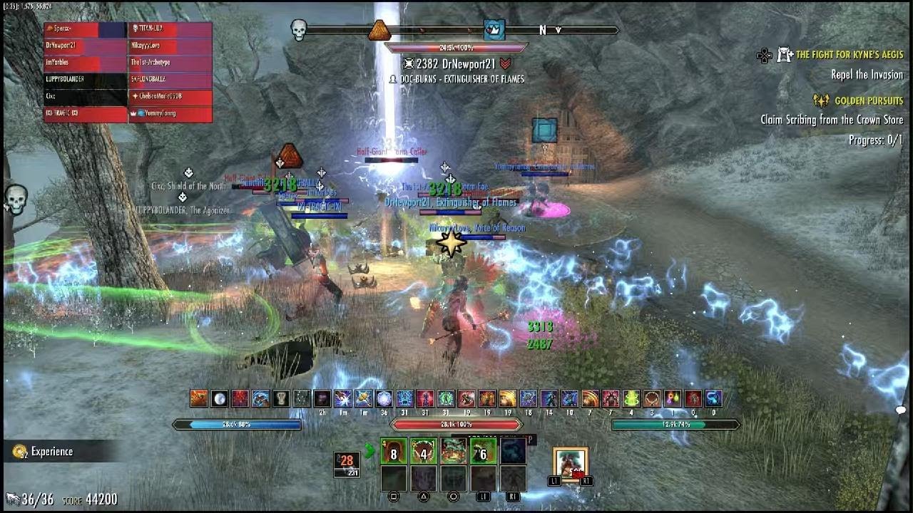 ESO DB Prog 7 siphon/restoring/bone tyrant heals 1