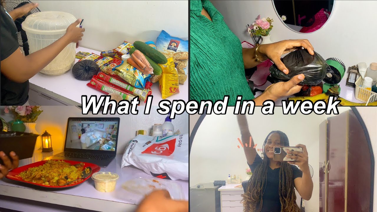 What I SPEND in a Week as a 26 years old living alone in Nigeria | Life in my 20s