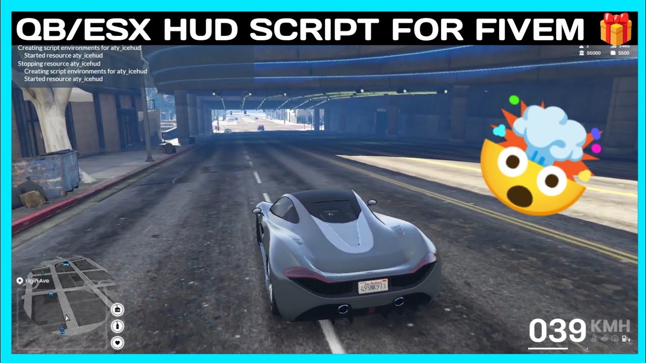 QB/ESX HUD SCRIPT 🤯 *FREE* | FiveM Roleplay Scripts | FiveM Tutorial 2023 | MJ DEVELOPMENT