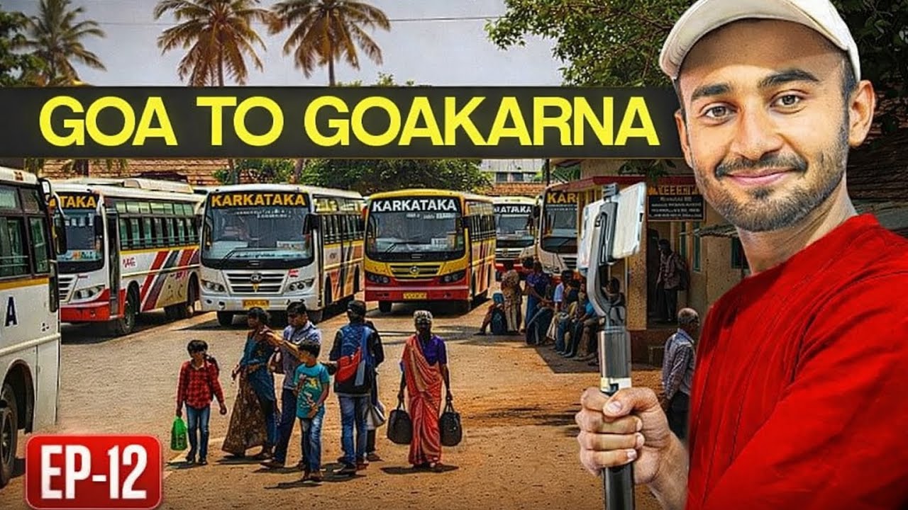 Goa to Gokarna Public Transport 😱 | Mumbai to Karnataka Trip EP-12 | Budget Travel