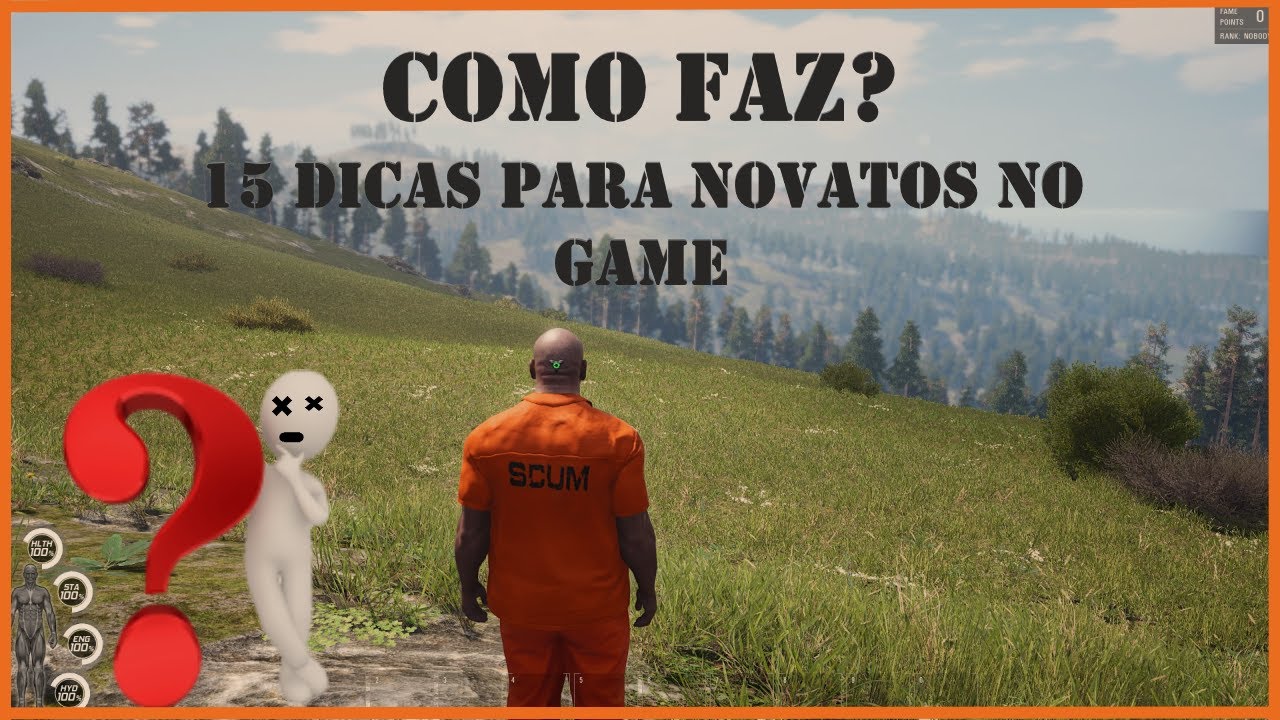 SCUM: Super dicas de como fazer para NOVATOS no game!!! #1
