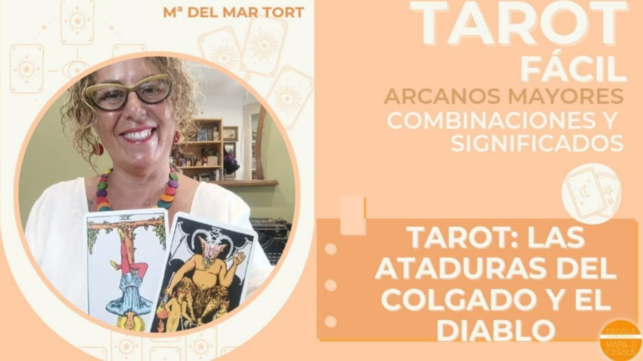 Clases de tarot: Arcanos mayores. Las ataduras del Colgado y el Diablo.