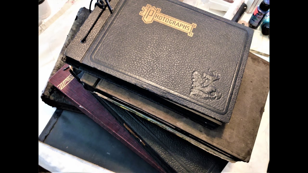 Antique Scrapbook and Photo Album Haul! I couldn't believe it!