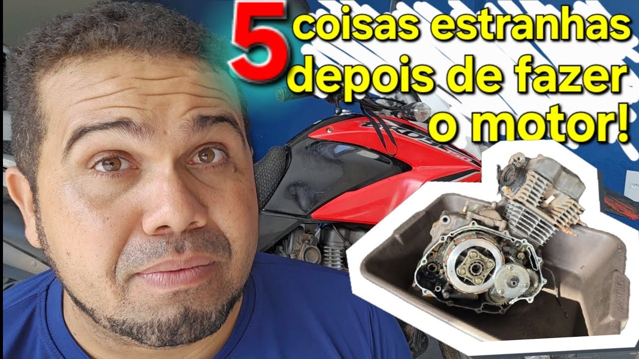 5 coisas estranhas vão acontecer com sua moto depois de fazer o motor