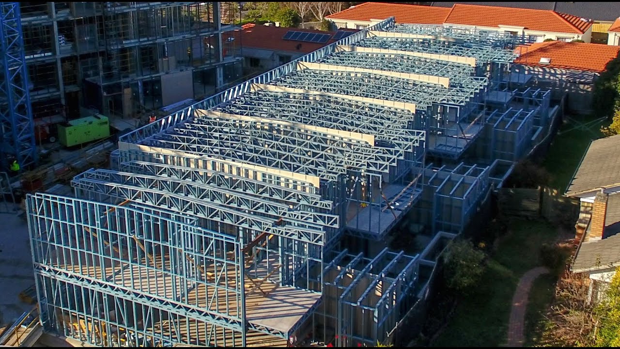 Rapid construction FRAMECAD System delivers large scale Cold Formed Steel construction projects fast