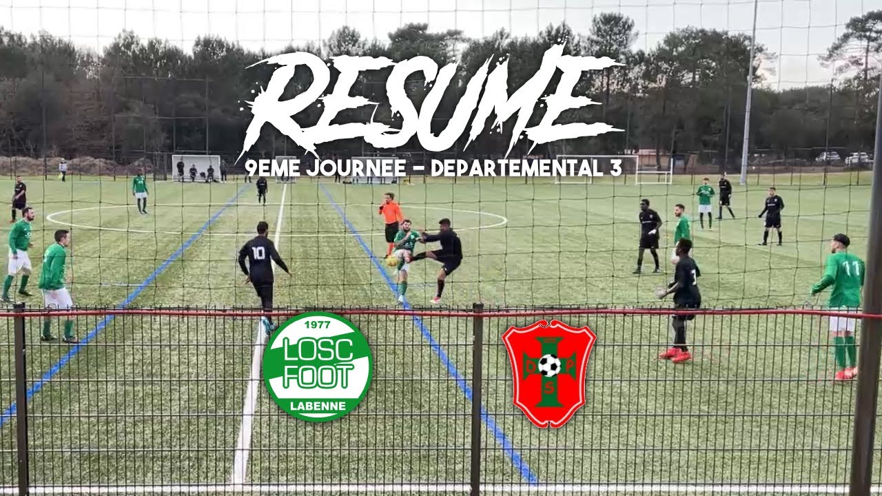 RESUME 9EME JOURNEE D3 LABENNE OSC - ST PAUL DESPO (23/01/2023)