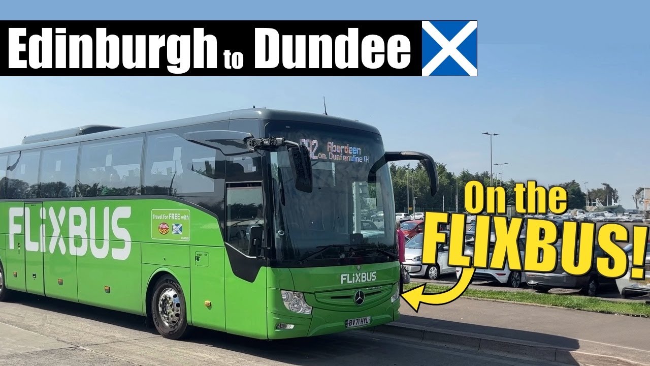 Из Эдинбурга в Данди на FLIXBUS — вот как это выглядит!