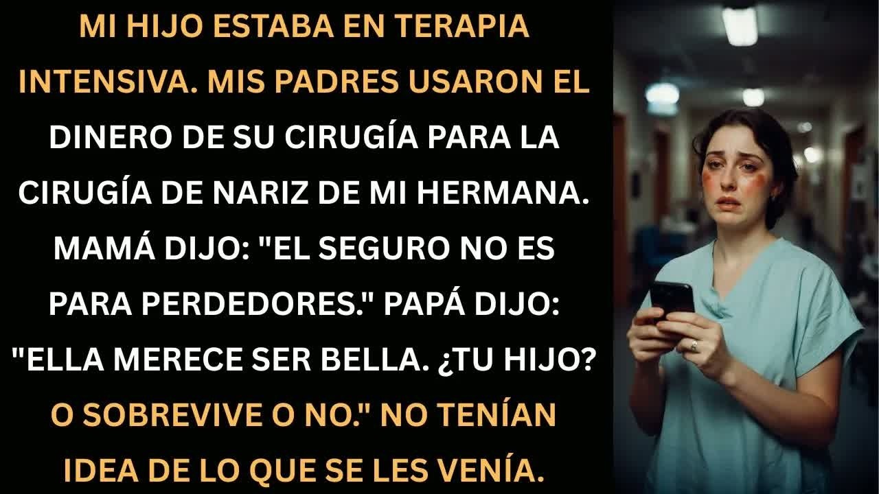 Mis padres usaron el dinero de mi hijo para la nariz de mi hermana — no esperaban mi reacción.