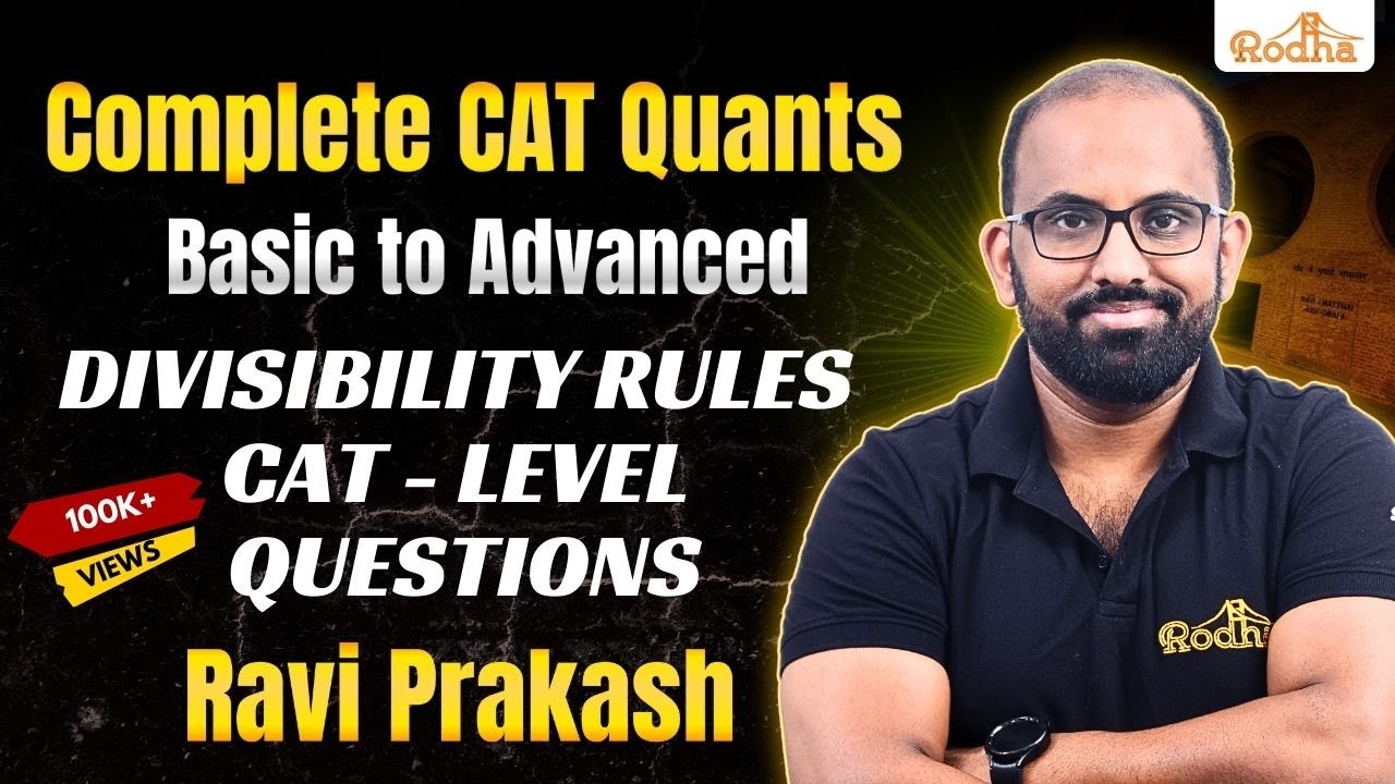 Divisibility Rules  4 ||  Number Systems || Quantitative Aptitude || CAT Preparation