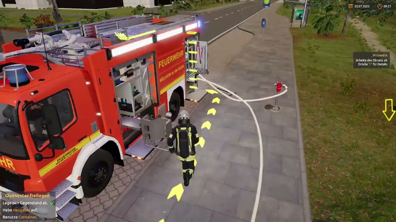 Emergency 112: Burning trash (German version)