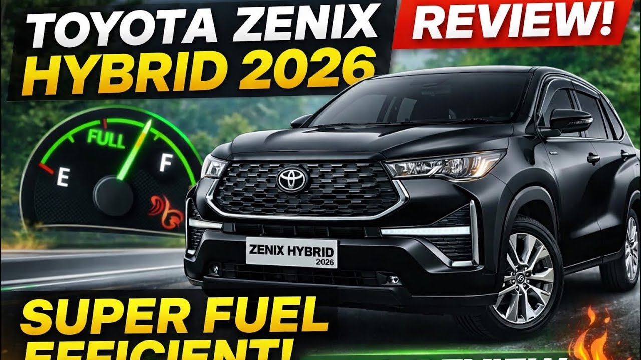 Полный обзор Toyota Zenix Hybrid 2026.