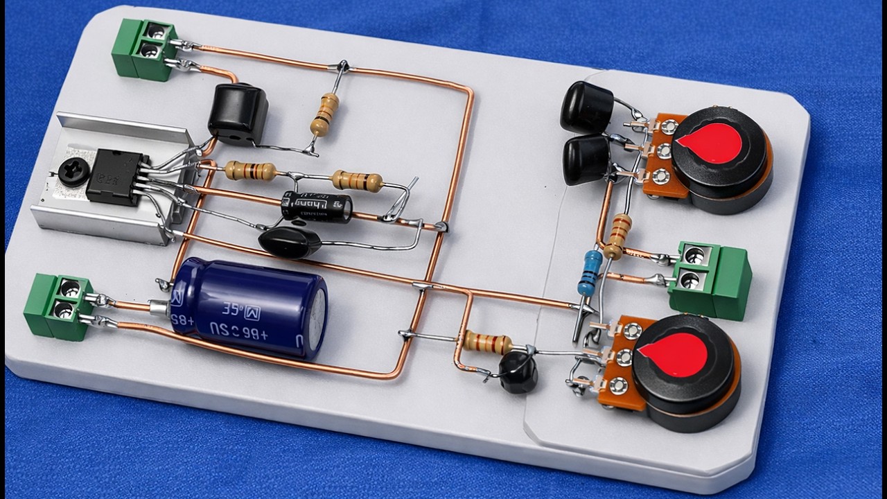 Ultra Bass Powerful Amplifier Using TDA2003 with Volume & Super Bass Controller