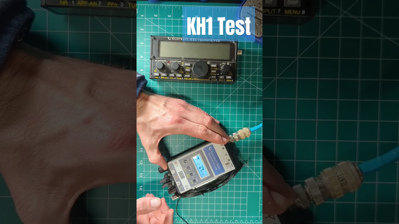 KH1 Test CQ #hamradio #elecraft #kh1 #qrp