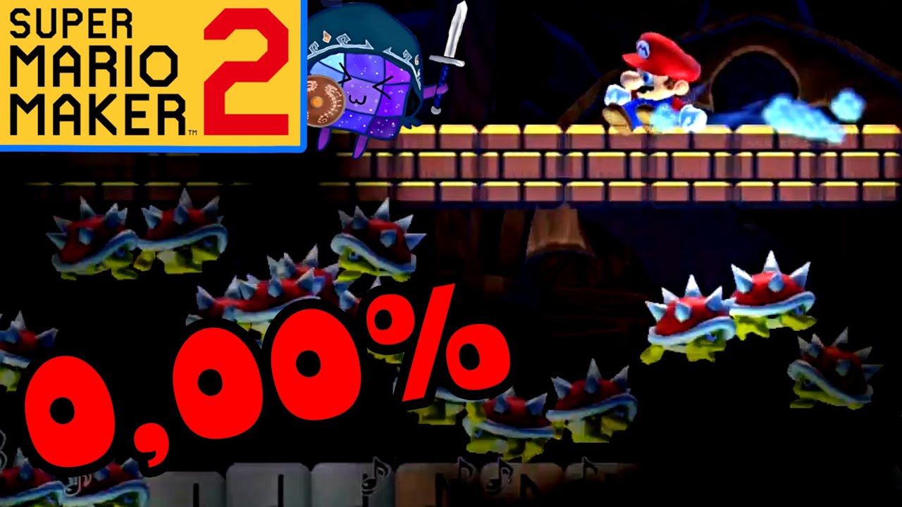 NERVIGES 0,00% Level! Super Mario Maker 2 Expert 15000+ Clears #591