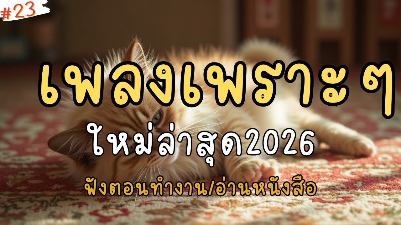 เพลงเพราะๆ ฟังสบาย 2026 | เพลงใหม่ล่าสุด ฟังยาวๆ ต่อเนื่องไม่มีโฆษณาคั่นบ่อย EP.23