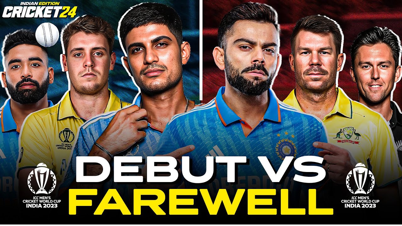 KOHLI vs GILL - World Cup 🏆 Debut vs Farewell - Cricket 24