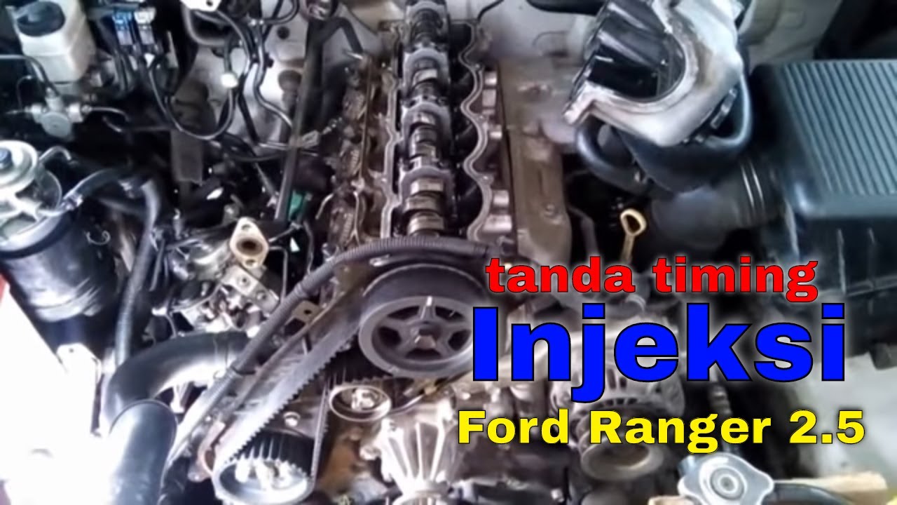 HOW TO REPAIR FORD RANGER WL ENGINE TIMING MARK AND TIMING GEAR