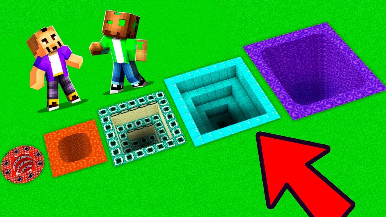 SI ENTRAS AL AGUJERO EQUIVOCADO, MUERES - Minecraft
