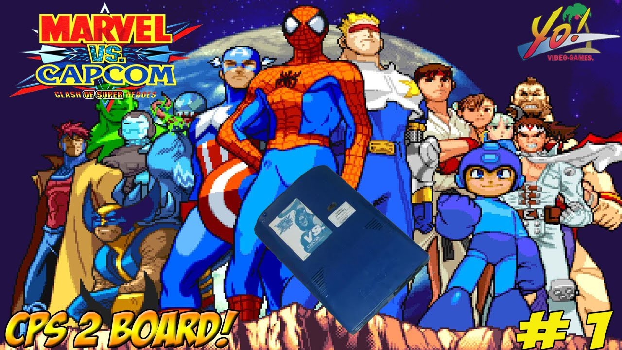 Marvel vs Capcom! CPS 2 Arcade Board! Part 1 - YoVideogames