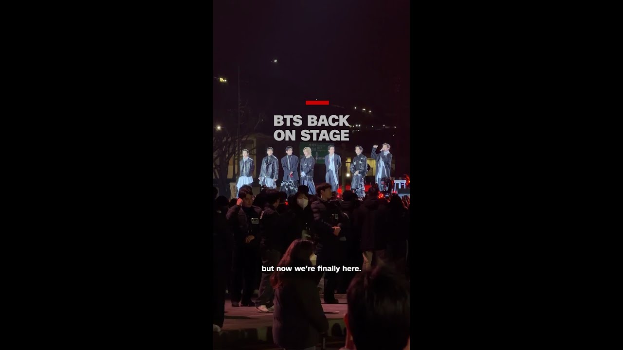 BTS снова на сцене