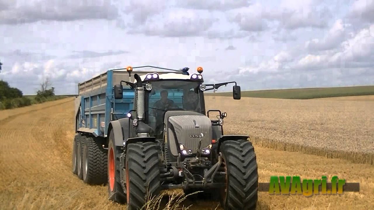 FENDT 939 Black Beauty à la moisson avec une CLAAS Lexion 600
