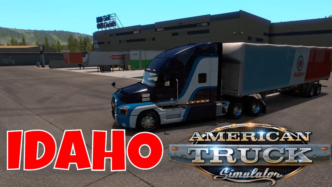 American Truck Simulator - Exploring the New Idaho DLC - AWESOME