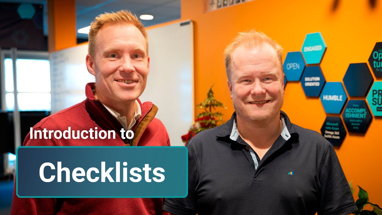 Introduction to Omega 365 Checklists