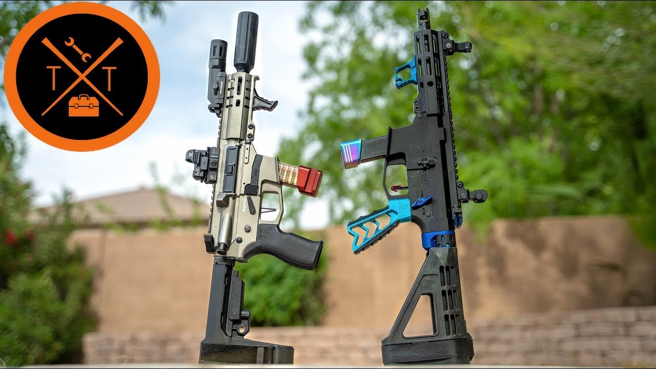 9mm AR 15 Battle // CMMG Banshee Vs. Angstadt Arms