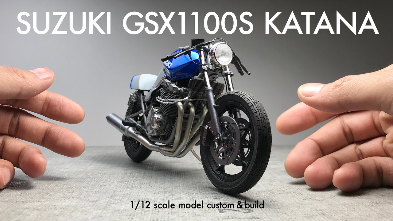 SUZUKI GSX1100S KATANA【タミヤ 1/12】プラモデル製作  Scale Model Custom