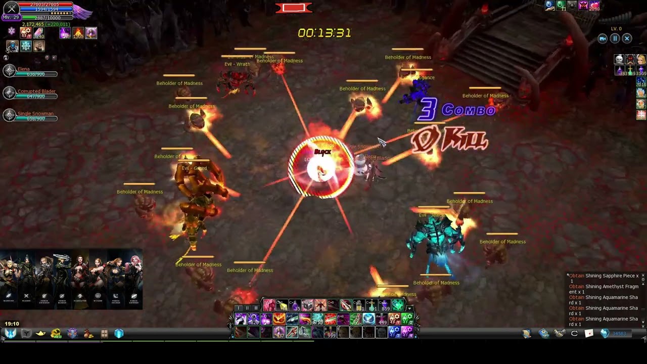 Cabal Online Blader MAX POWER + SAINT FORCE Solo Success Palestra Infernal NEW EP 40
