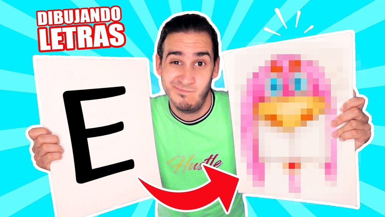 CONVIRTIENDO LETRAS EN DIBUJOS !! 10 DIBUJOS CREATIVOS | HaroldArtist