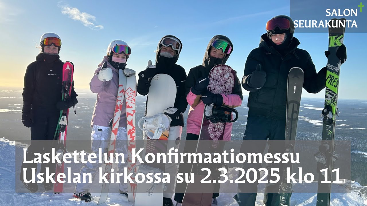 Lasketteluriparin konfirmaatiomessu 2.3.2025