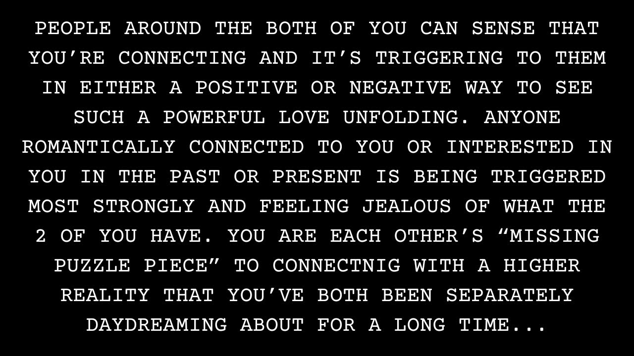 This soulmate / twin flame connection is so powerful, people around you are triggered... [Reading]