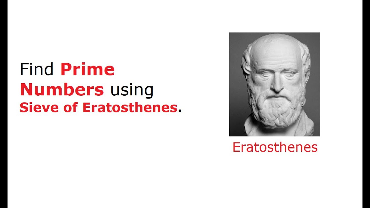 Sieve of Eratosthenes Method To Find Prime Numbers: C Program