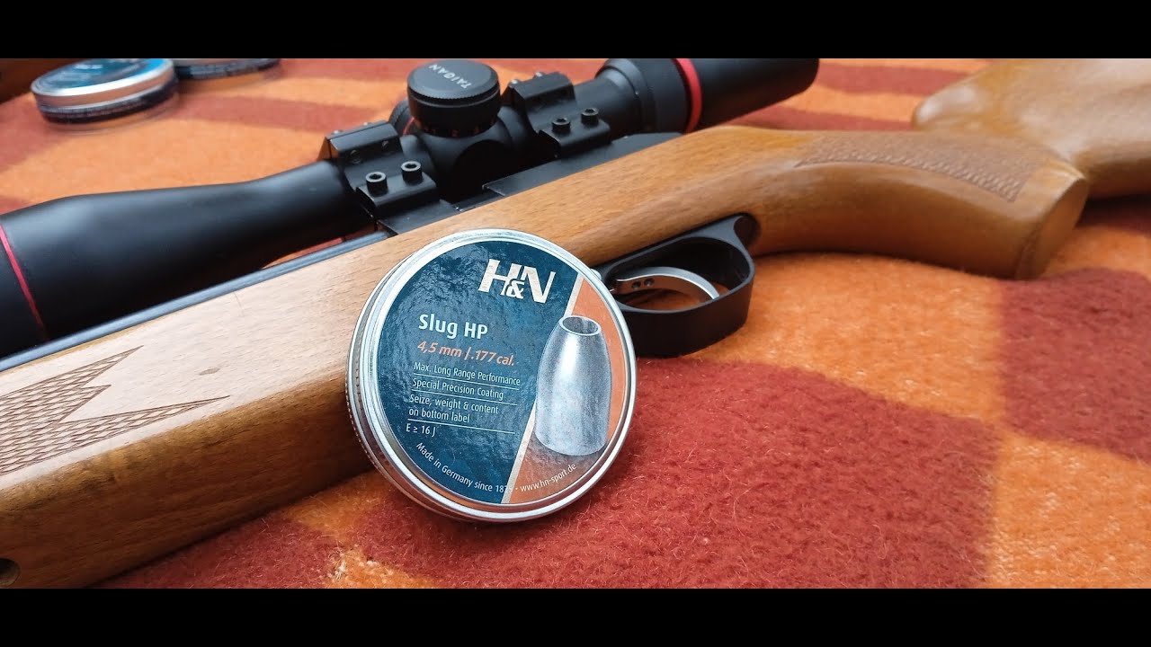 H&N Slug 4.5мм. РСР PR900W и ППП Смерш Р7 . Падение винтовки.