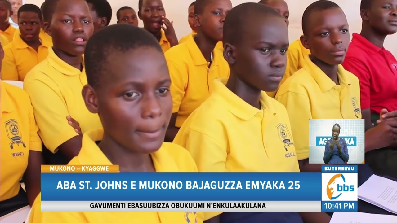 Aba St. Johns  Mukono ne St. Cyprian Kyabakadde Bajaguzza Emyaka 25 mu Buweereza
