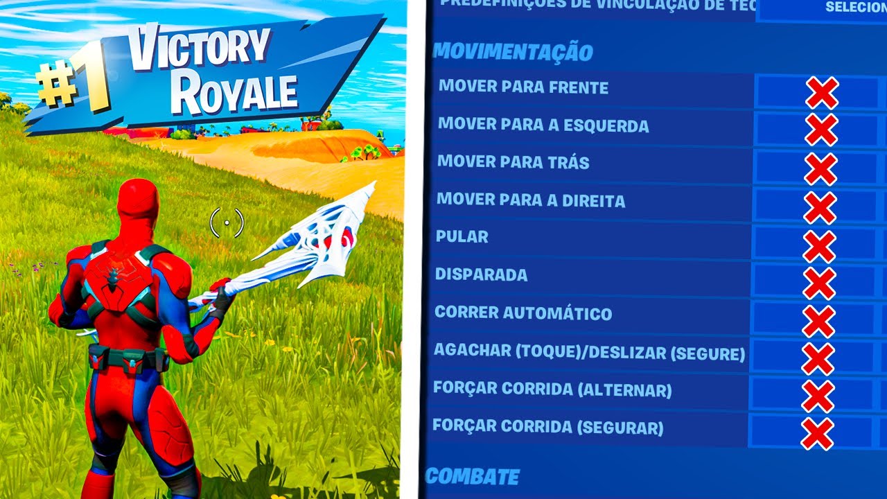 REMOVO TODOS OS ATALHOS PRA GANHAR NO FORTNITE..