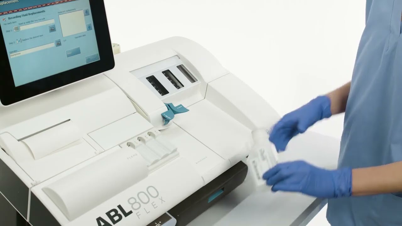 replace rinse solution ABL 800