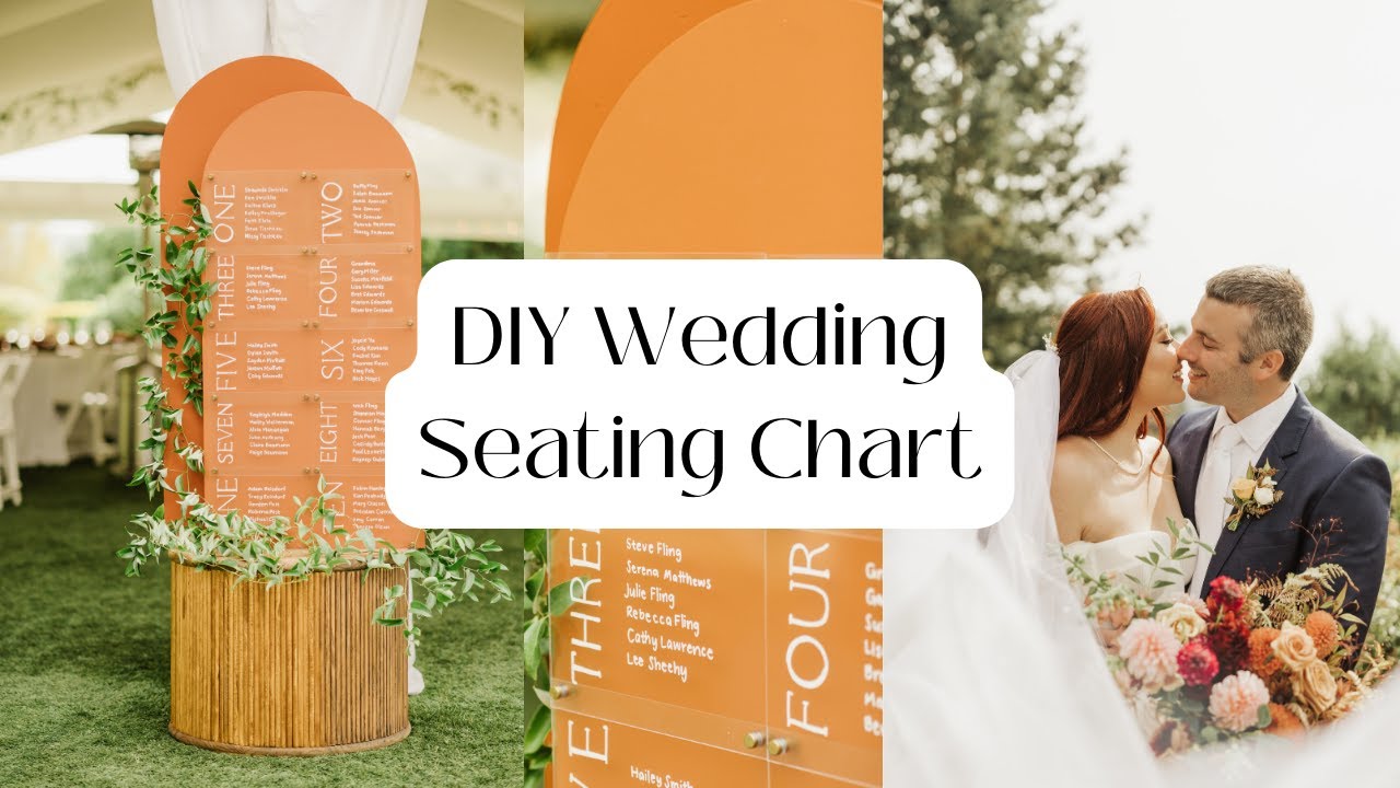 Wedding Seating Chart DIY | How I Made Our Wedding Seating Chart