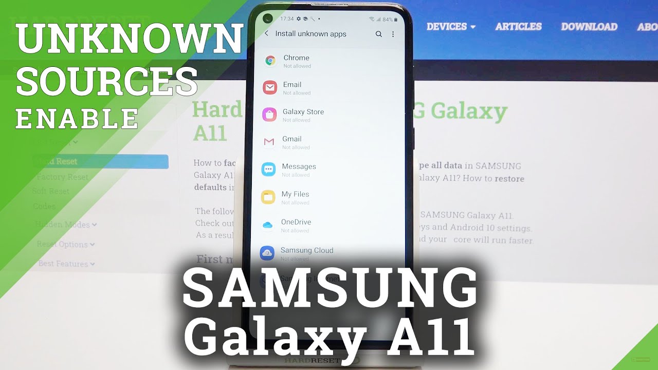 Как разрешить установку приложений из неизвестных источников на SAMSUNG Galaxy A11 — установка и ...