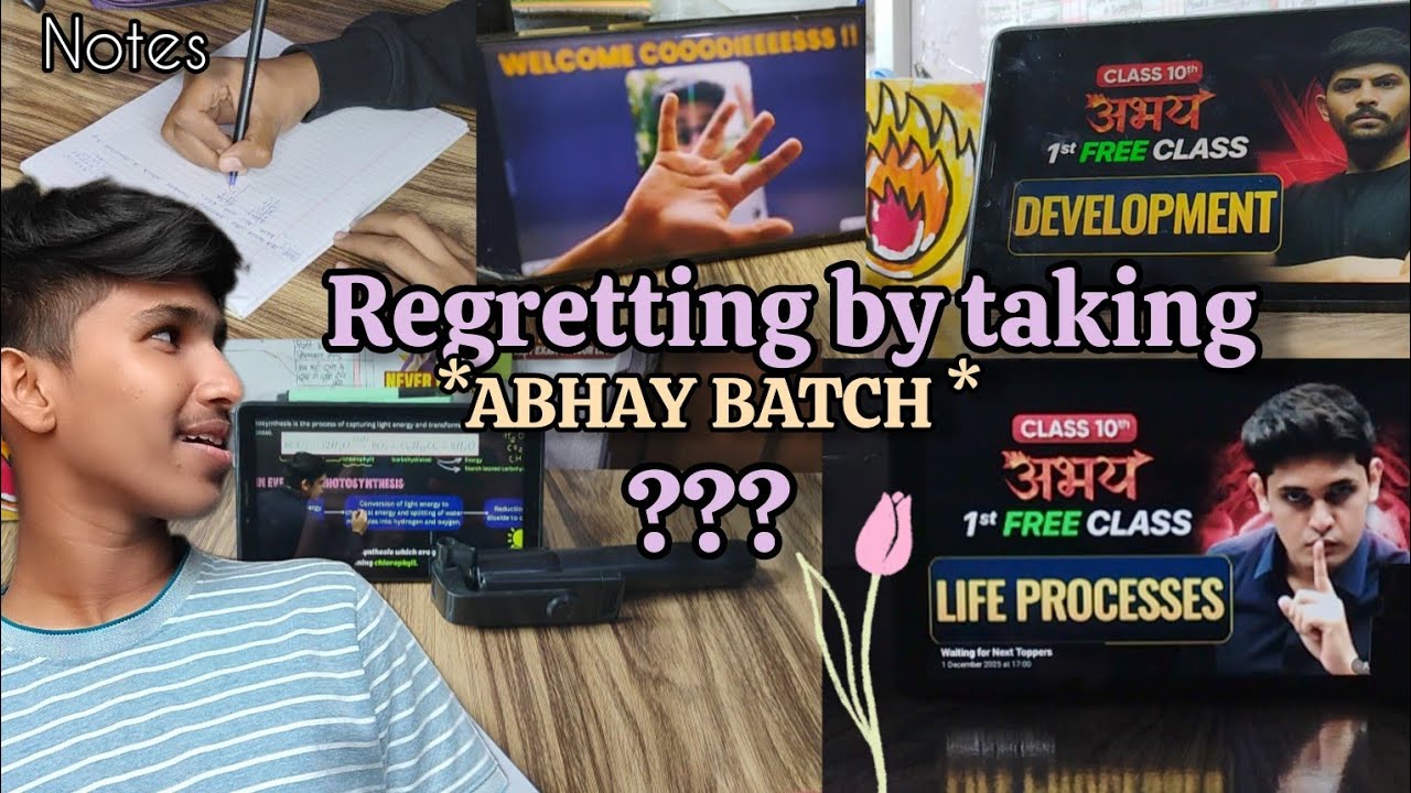 Am I regretting by taking*ABHAY BATCH*?😱😭💀#class10th #explore 