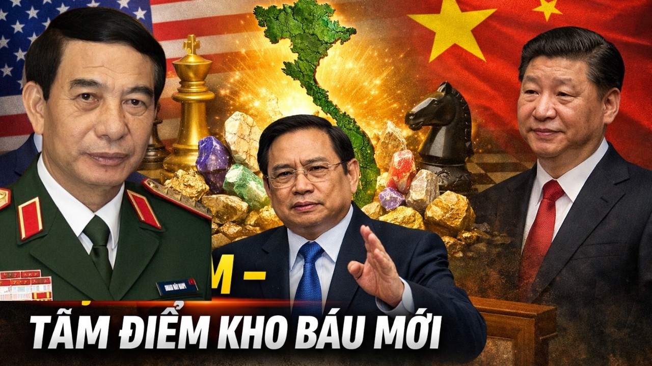 VIỆT NAM TRỞ THÀNH “TÂM ĐIỂM KHO BÁU” MỚI MỸ VÀ TRUNG QUỐC ĐANG ĐÁNH MỘT VÁN CỜ LỚN HƠN ĐẤT HIẾM RẤT