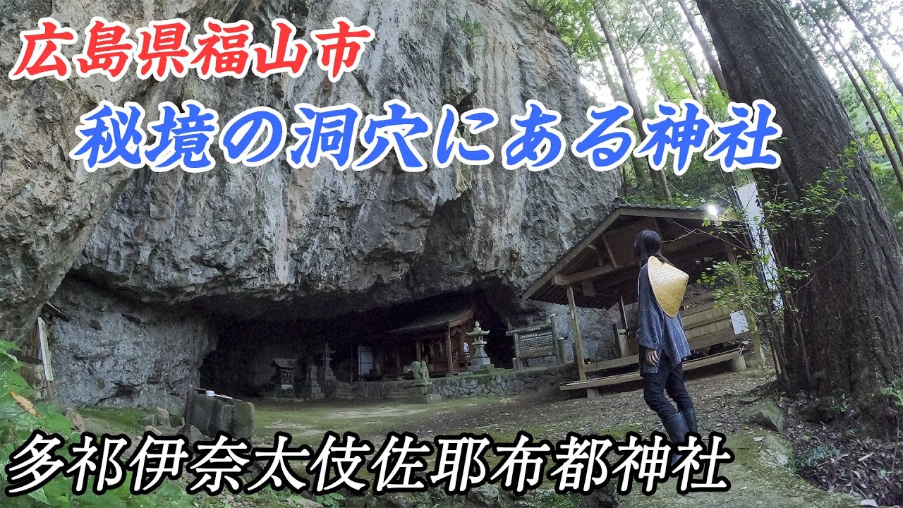 秘境の洞穴にある原始的な神社 ー 多祁伊奈太伎佐耶布都神社　#神社 #パワースポット