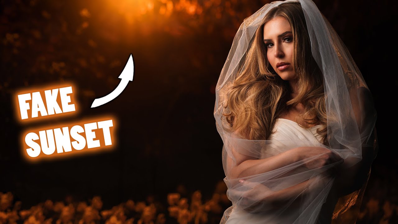 Как сделать ЗАКАТ с помощью внешней вспышки